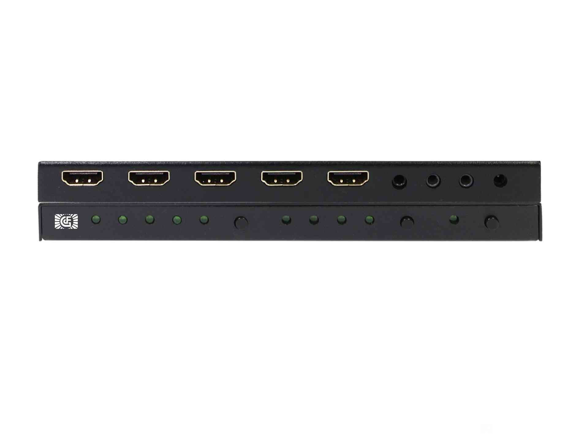 HDMI4進(jìn)1路音頻分離自動(dòng)鏈路備份切換器